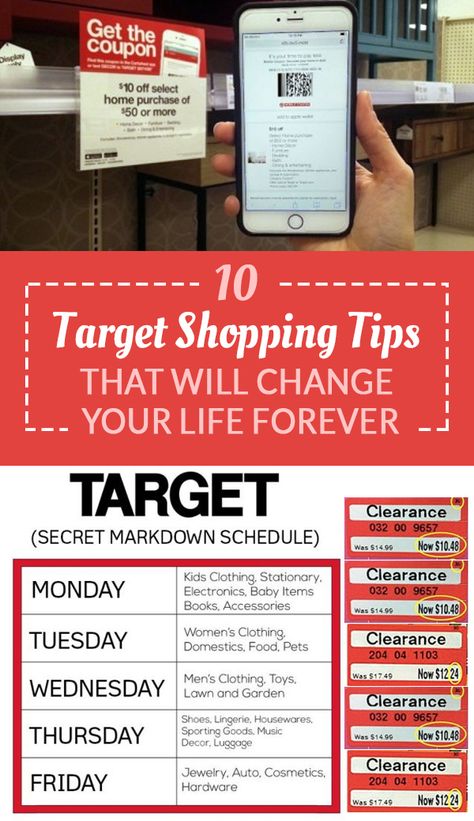 Target Clearance Schedule, Target Hacks, Helpful Apps, Target Shopping, Target Clearance, Money Budget, Target Finds, Budgeting Money, Household Tips