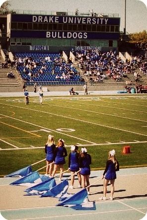 Before a Drake University football game. Drake University, Dream College, School Pride, Ncaa Football, Football Game, Football Games, Memory Lane, College Football, Ncaa