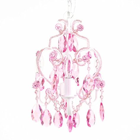 Tadpoles Three Bulb Chandelier in Pink Sapphire Tadpoles http://smile.amazon.com/dp/B000CBNSIS/ref=cm_sw_r_pi_dp_vUPZwb04A5ND5 Bedroom Lighting Ceiling Chandeliers, Hanging Light Bulbs, Pink Chandelier, Swag Lamp, Pink Glam, Mini Chandelier, Bedroom Ceiling Light, Candle Sizes, Beautiful Chandelier