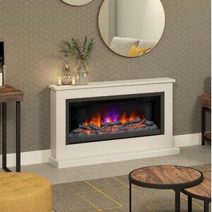 Mounted Fireplaces, Beautiful Fireplaces, Electric Fire Suites, Indoor Electric Fireplace, Portable Fireplace, Tv Ideas, Wall Mounted Electric Fires, Wall Fires, Fireplace Suites