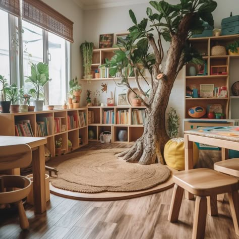 Cozy Corner Classroom, Kindergarten Reading Corner, Childrens Reading Nook, Kindergarten Classroom Design, Kindergarten Furniture, Homeschool Room Design, Library Plan, Reggio Inspired Classrooms, Children's Library