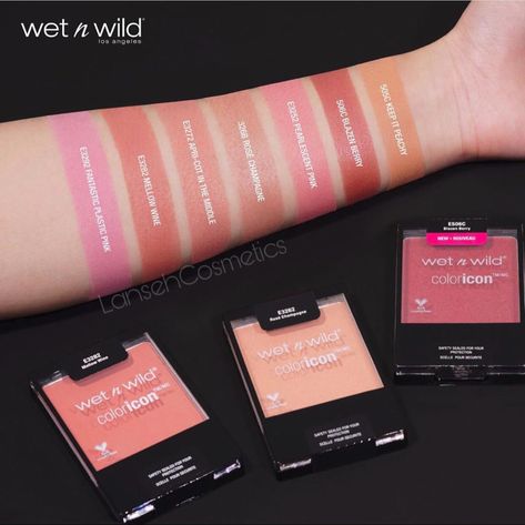 Wet And Wild Blush, Wet N Wild Blush, Perfect Pink Lipstick, Wet And Wild, Rose Champagne, Pink Wine, Pink Lipstick, Makeup Swatches, Pink Car