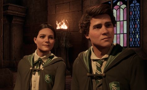 Imelda Reyes, Hogwarts Legacy Slytherin, Harry Potter Hogwarts Legacy, Sebastian Sallow, Hogwarts Legacy, Harry Potter Hogwarts, Hogwarts, Harry Potter, Fan Art