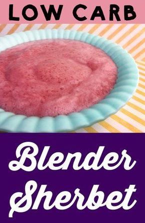 You can make your own low carb sherbet in the blender in just a few minutes. It's as easy a recipe as they come. This dessert is Keto, Atkins, Banting, THM-S, LCHF, Gluten Free and Sugar Free compliant. #resolutioneats #lowcarb #keto #jello #dessert Sugar Free Sherbet Recipe, Keto Jello Dessert, Keto Jello, Fmd Recipes, Sherbet Recipes, Jello Dessert, Perfect Chocolate Chip Cookies, Keto Ice Cream, Easy A