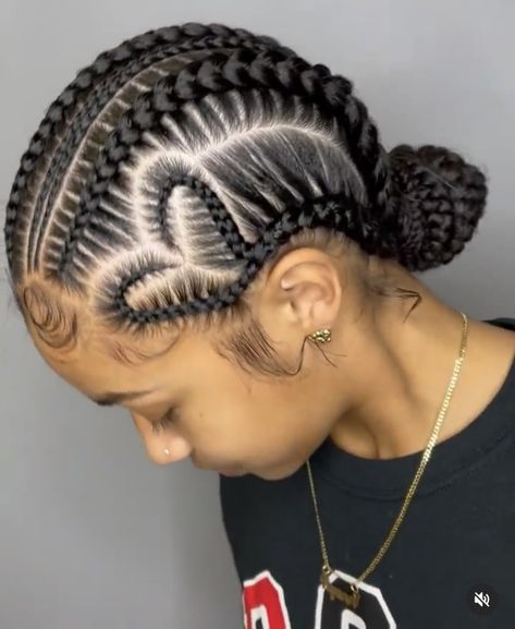 Cane Row Hairstyles, Canerow Hairstyles, Black Hair Bun, Braided Hairstyles For Black Women Cornrows, Frontal Wig Hairstyles, Feed In Braids Hairstyles, Box Braids Hairstyles For Black Women, Braided Cornrow Hairstyles, Quick Braided Hairstyles