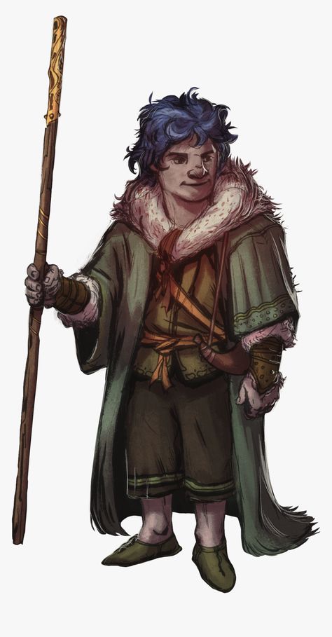 Halfling Warlock, Gnome Monk, Halfling Druid, Dnd Halfling, Gnome Dnd, Monk Dnd, Dnd Druid, Character Images, Fantasy Races