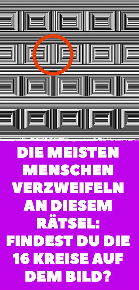 Die meisten Menschen verzweifeln an diesem Rätsel: Findest du die 16 Kreise auf dem Bild? #rätsel #optischetäuschung #illusion #augen #test #schwarzweiß Illusion Kunst, Ibm Logo, Sofia, Periodic Table, Coaching, Tech Company Logos, Humor, Logos, Humour