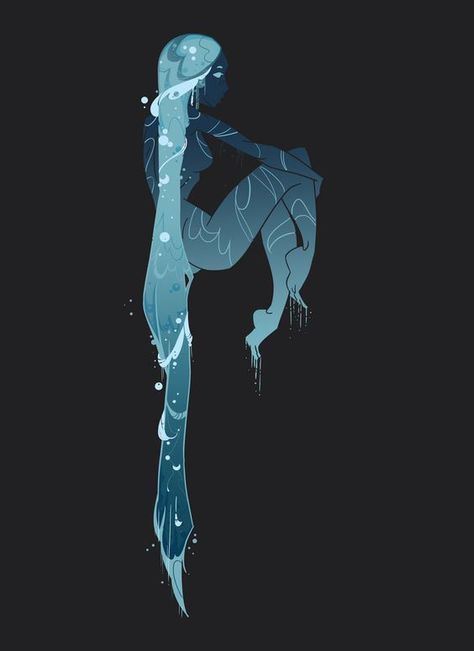 Arte Fantasy, Creature Art, Fantasy Character Design, Pretty Art, In Water, Character Design Inspiration, Cartoon Art, Art Sketches, Amazing Art