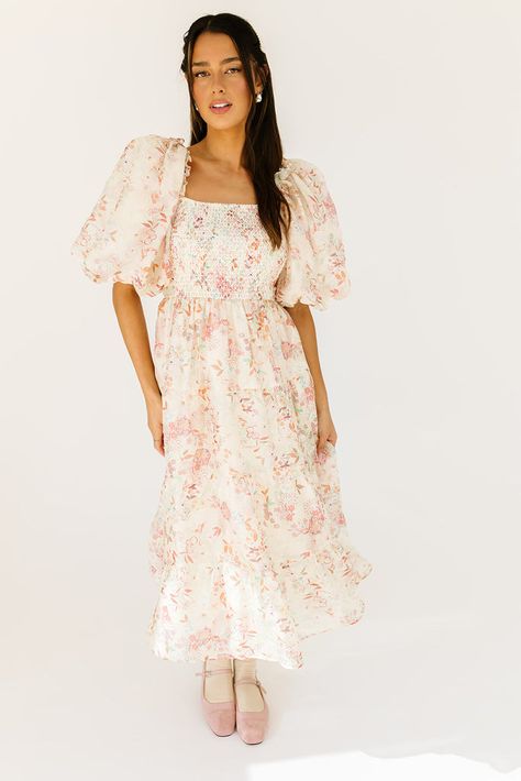 scout puff sleeve dress // spring floral *zoco exclusive* – shop zoco