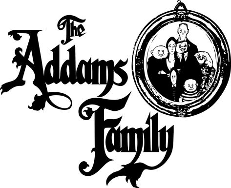 Black And White Symbols, Tattoo Ideas Black And White, Addams Family Poster, Addams Family Cartoon, Tattoo Ideas Black, Addams Family Musical, Addams Familie, Poster Images, Family Symbol