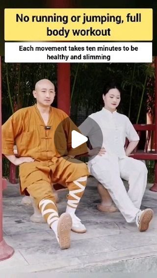 Taichi Aretues on Instagram: "Drop ❤️ if you want more posts like this  You can exercise your whole body without running or jumping!   #fatloss #slimming #slim #helpfultips" Exercise Without Jumping, Gentle Workout, Tai Chi Exercise, Qigong Exercises, Beginner Yoga Workout, Eastern Medicine, Easy Exercises, Gym Workouts For Men, Daily Exercise Routines