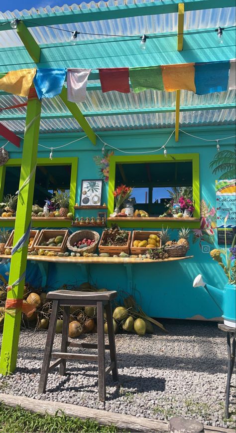 Hawaii Fruit Stand, Lewis Mccartney, Smoothie Shack, Hawaii Fruit, Midnight Summer, Happy Colours, Fruit Stand, Long Beach Island, Fruit Stands