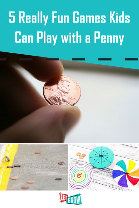 Check out all these games and activities you can do with a penny. #PennyGames #FreeEntertainment #PennyIdeas Penny Pitch Game, Penny Activities, Penny Game, Games For Senior Citizens, Bounce Game, Penny Jar, Coin Games, Therapy Games, Games Kids