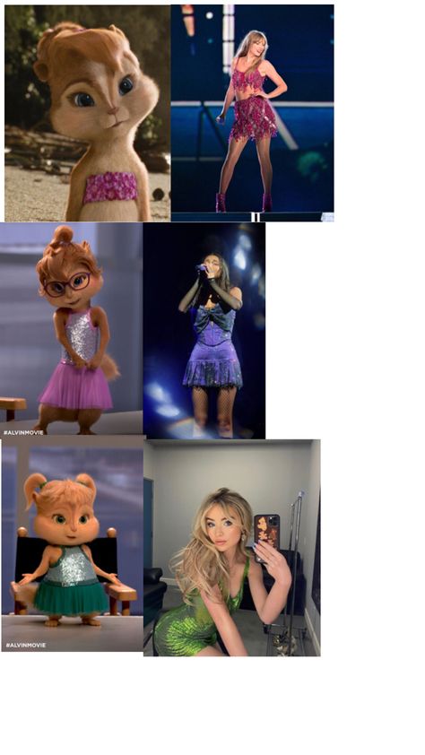 Britney Chipette Costume, Trio Hot Halloween Costumes, Chippetes Trio Costume, Iconic Trios Costume, Iconic Trio Halloween Costumes, Iconic Trios Female, Iconic Trios, Trio Costumes, The Chipettes