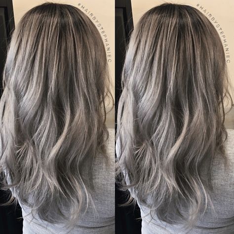 Icy Babylights, Ashy Hair, Hair Inspired, Highlights Lowlights, Hair Dyes, Simple Hairstyles, Gray Hair Highlights, Brown Balayage, Hair Colours