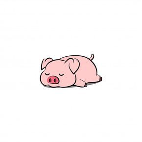 Pig Cookie Jar, Pig Drawing Easy, Pig Sleeping, Sleeping Cartoon, Pig Sketch, Pig Tattoo, Pig Painting, Pig Wallpaper, Pig Drawing