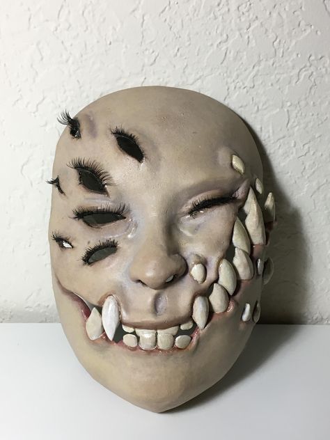 Mask 3d Print, Witch Mask, Creepy Masks, Cool Masks, Horror Halloween, Halloween Mask, Masks Art, Arte Inspo, Creepy Art