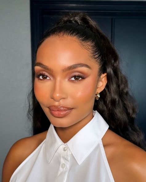 Yara Shahidi Makeup, Bernicia Boateng, Yara Shahidi, Wedding Makeup For Brown Eyes, Photoshoot Makeup, Dramatic Makeup, Glamorous Makeup, Glamour Makeup, Blogger Fashion