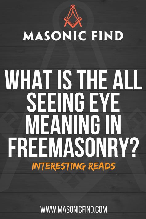 What Is The All Seeing Eye Meaning In Freemasonry? All Seeing Eye Meaning, Masonic Eye, Freemason Secrets, Free Masons, The All Seeing Eye, Eye Meaning, Pyramid Eye, Masonic Freemason, Shock And Awe