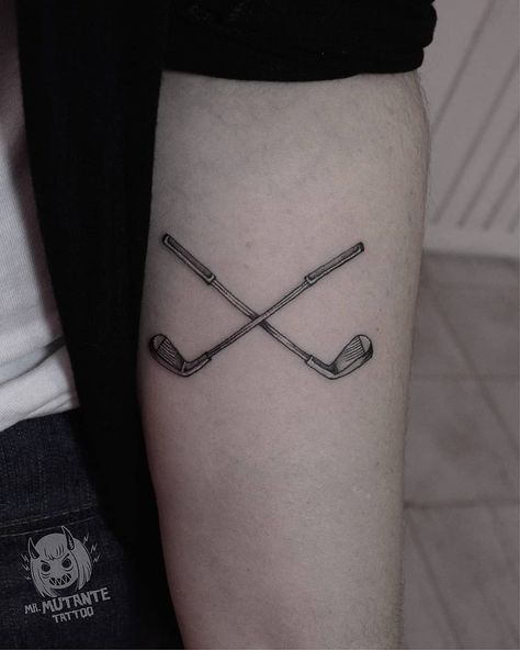 golf tattoo • Instagram Golf Tattoo, Tattoo Instagram, Dad Tattoos, Mens Golf, Tattoos For Women, Golf, Tattoos, Skin, Instagram