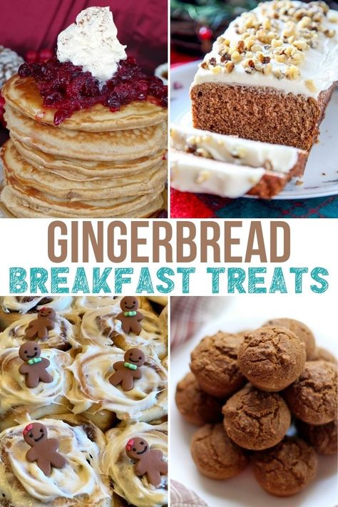 Gingerbread Breakfast, Tot Breakfast Casserole, Gingerbread Dessert, Gingerbread Recipes, Fresh Peach Recipes, Breakfast Cupcakes, Tater Tot Breakfast Casserole, Treats Christmas, Tater Tot Breakfast