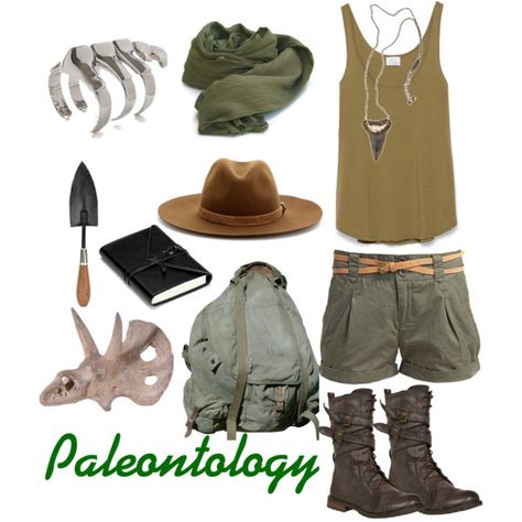 Paleontology Outfit, Paleontologist Outfit, Steampunk Archeologist, Steampunk Safari, Archaeology Aesthetic, Zoo Outfit, Safari Holiday, Oc Fashion, Safari Outfits