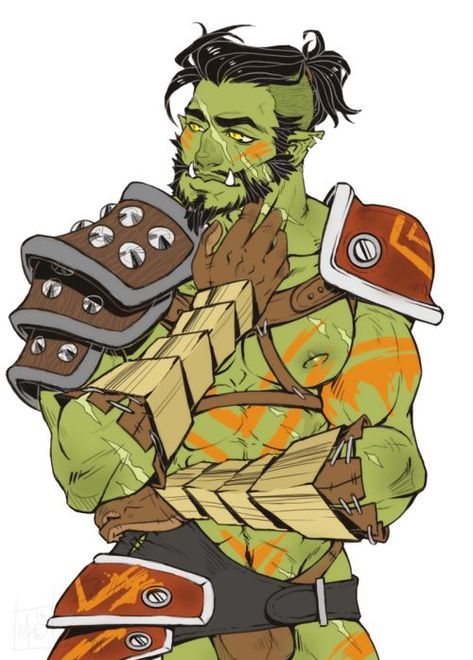 half-orc; orc; shirtless fantasy men; pathfinder; D&D; pathfinder; dnd; man; male; fighter; rogue Orc Cleric, Orc Bard, Orc Warlock, Half-orc Male, Dnd Orc, Fantasy Classes, Beast Tamer, Half Orc, Pathfinder Character