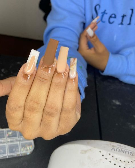 Tapered Square Nails, Black Acrylic Nails, Long Acrylic Nail Designs, Drip Nails, Ombre Acrylic Nails, Fall Acrylic Nails, Short Square Acrylic Nails, Long Square Acrylic Nails, Acrylic Nails Coffin Short