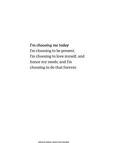 Happy New Week! I hope you choose yourself for the rest of the week. Ways you can choose you is through: self care, doing what you love, avoiding stress, creating an alone time for yourself and as always, putting you first. Drop a ♥ if you agree with this. #selfcare #selflove #selflovequotes #quotes #you #selfcarethreads #chooseyourself Choose Yourself, Happy New Week, Time For Yourself, Alone Time, 2024 Vision, Self Love Quotes, New Week, Choose Me, Call Me