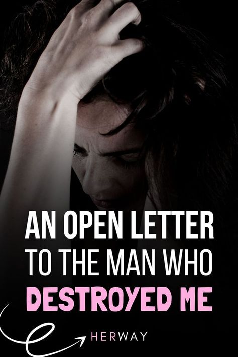 This is an open letter to the 'love of my life' who destroyed me emotionally. Incarcerated Love Letters, Goodbye Letter To Husband After Divorce, Letter To The Man Who Broke Me, Open Letter To My Ex Boyfriend, Divorce Letter To Husband, Break Up Letters To Him, Letter To My Abuser, A Letter For Him, Breathe Darling