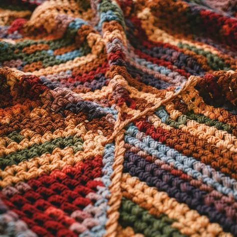 20 Perfect Crochet Stitches for Blankets: Snuggle Up in Style - Fabricerie Crochet Blanket Different Stitches, Crochet Unique Blanket, Snuggle Stitch Crochet Blanket, Snuggle Stitch Crochet, Crocheting A Blanket, Unique Blanket, Modern Crochet Blanket, Ripple Stitch, Crochet Unique