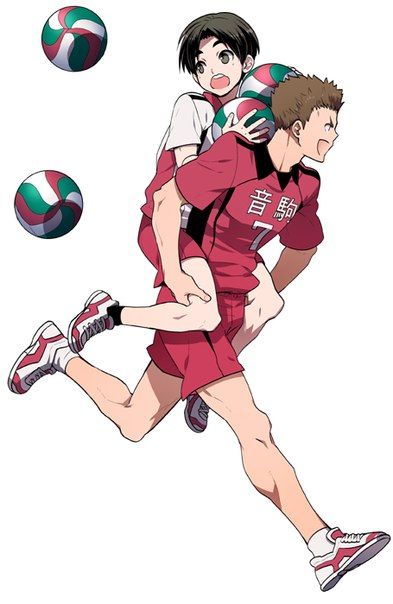 Haikyuu!! - Sou Inuoka x Yuuki Shibayama - InuShiba Inuoka X Shibayama, Shibayama Yuuki Fanart, Inuoka Sou, Shibayama Yuuki, Watch Haikyuu, Haikyuu Nekoma, Haruichi Furudate, Volleyball Anime, Haikyuu Funny