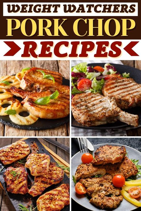 Try these Weight Watchers pork chop recipes when you need a savory kick without eating up too many daily points. They might be light, but they're big on flavor. Weight Watcher Pork Chops, Low Calorie Pork Chops, Weight Watchers Pork Recipes, Clean Eating Pork Recipes, Low Cal Pork Chop Recipes, Ww Pork Recipes, Heart Healthy Pork Chop Recipes, Clean Eating Pork Chop Recipes, Low Fat Pork Chop Recipes