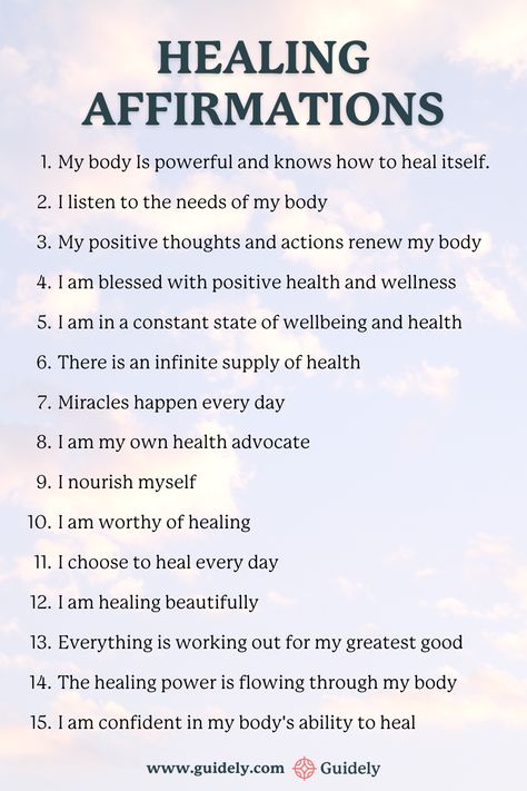 Meaning Of Affirmations, Positive Affirmation For Healing, Daily Affirmations For Health, Affirmation For Strength, Daily Affirmations For Positive Thinking, Daily Affirmations For Illness, Daily Affirmations When Sick, Positive Healing Quotes Health Daily Affirmations, The Best Affirmations