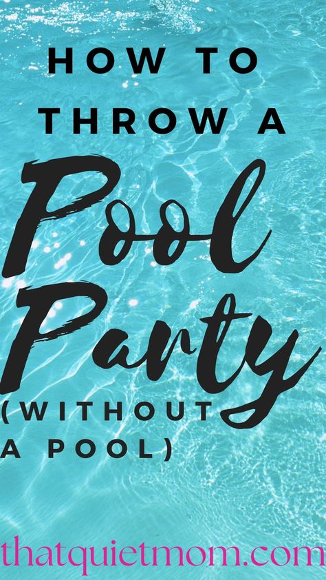 How to throw a pool party without a pool. The best inflatable pool, the best pool toys, the best sunblock, the best umbrellas, the best music. Backyard Inflatable Pool Party, Bring Your Own Pool Party Ideas, Bring Your Own Pool Party Backyards, Bring Your Own Pool Party, Inflatable Pool Party, Best Pool Toys, Pool Events, Pool Party Adults, Blow Up Pool