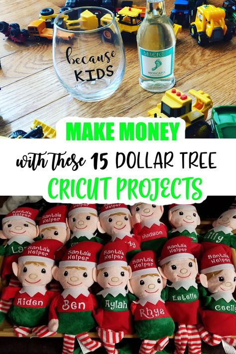 Make money working from home with a Cricut machine! Check out these 15 Dollar Tree Cricut money making projects! Dollar Store Cricut Crafts, Dollar Tree Cricut Supplies, How To Make Money With Cricut, Dollar Store Cricut Projects, Dollar Tree Cricut Projects, Diy Dollar Tree Gifts, Easter Bunny Plate, Dollar Tree Cricut, Money Making Projects