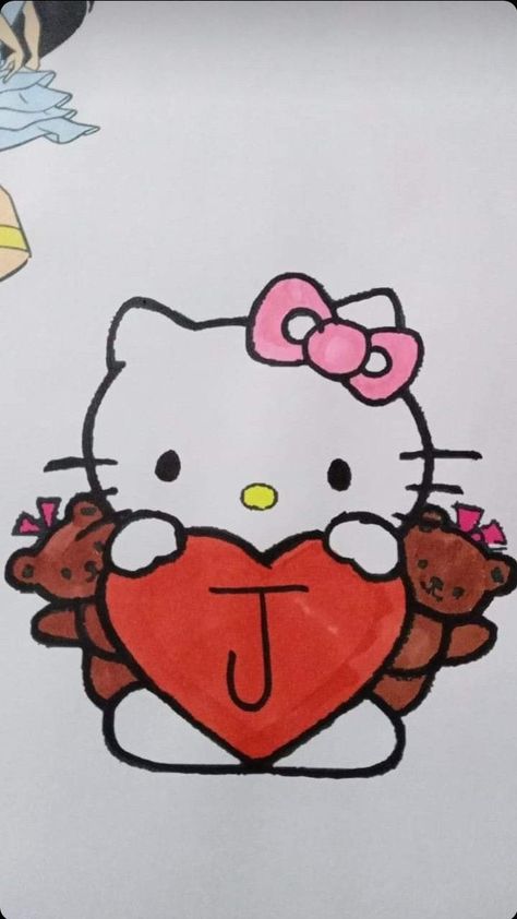 Drawing For Ur Boyfriend, Cute Drawings To Make For Your Boyfriend, Things To Draw My Boyfriend, Hello Kitty Love You, Cute Ily Drawings, Mini Hand Drawing, Something To Draw For Your Boyfriend, Oldies Drawings Love Easy, Drawing Ideas For Your Boyfriend