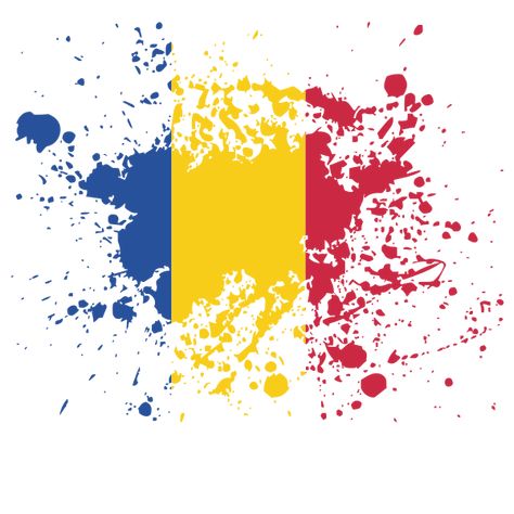 Romanian flag ink splatter Chad Flag, Belgian Flag, Romanian Flag, Romania Flag, Belgium Flag, Shri Ram Photo, Ram Photos, Ink Splatter, Flag Art