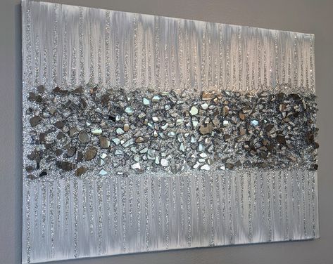 This Wall Decor item by GlamtasticDecor has 621 favorites from Etsy shoppers. Ships from United States. Listed on 27 Jul, 2023 Glam Artwork, Wall Art Silver, Silver Wall Decor, Painting Glitter, Glitter Painting, Glitter Wall Art, Gray Art, Green Minimalist, Minted Art