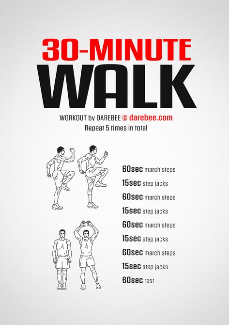 30-Minute Walk Workout Wfh Workout, Breathing Workout, Workout Treadmill, Walk Workout, Trening Sztuk Walki, Fitness Plans, At Home Workout Plan, Home Workouts, High Intensity Workout