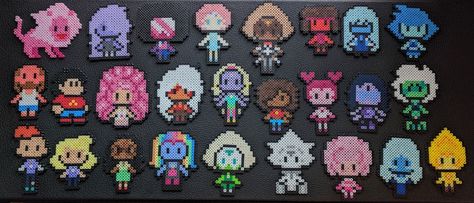 Perler Beads Steven Universe, Steven Universe Perler Beads, Steven Universe Pixel Art, Melty Bead Patterns, Perler Ideas, Pearl Beads Pattern, Easy Perler Beads Ideas, 3d Perler Bead, Perler Art