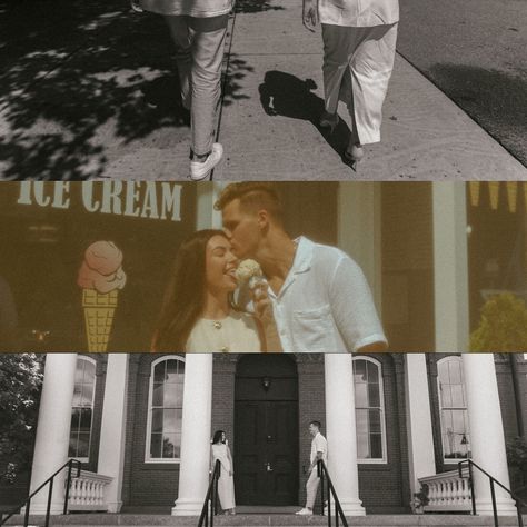 like scenes straight out of an old timey romance movie 🎥🎞️🖤🤍✨ 🏷️ keywords: the alabaster lens, documentary style photographer, cinematic, elopement photographer, movie scenes, movie love, new england photographer, new hampshire photographer, love like the movies, engagement, marriage license, court house weddings, wedding photographer, couples photoshoot, old money romance, old money couple aesthetic, ice cream shop, ice cream date Ice Cream Engagement Photos, Old Money Romance, Money Couple Aesthetic, Old Money Couple Aesthetic, Love Like The Movies, Aesthetic Ice Cream, Old Money Couple, Money Couple, Ice Cream Date