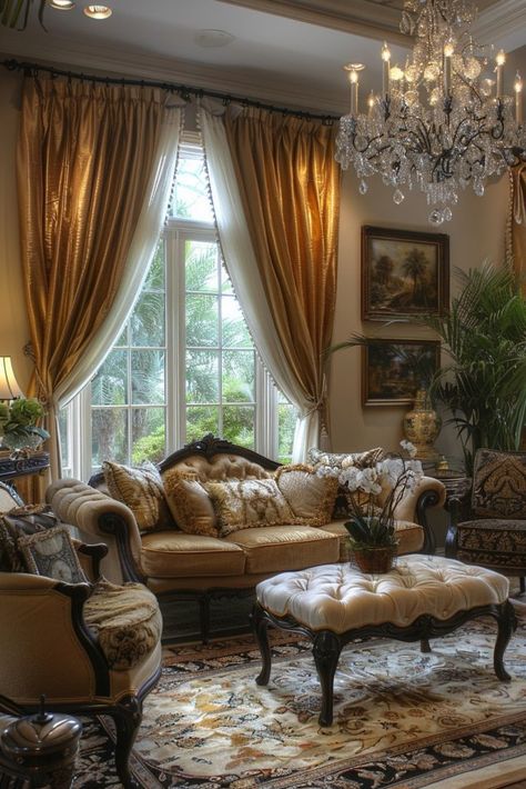 French Victorian Living Room, Lighting Living Room Ideas, Cozy Lighting Living Room, Eclectic Light Fixtures, Country French Living Room, Lighting Living Room, Cozy Lighting, Stunning Chandelier, Victorian Living Room