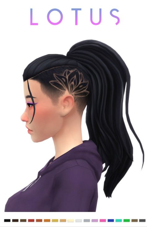 Lotus Hair by Simandy [#ts4_adult_hair] [#ts4_bacc_dragon] Hair Ts4, Pinterest Download, Pelo Sims, Sims 4 Mm Cc, Find Hairstyles, Sims 4 Gameplay, Sims 4 Characters, Sims 4 Mm, Sims Four