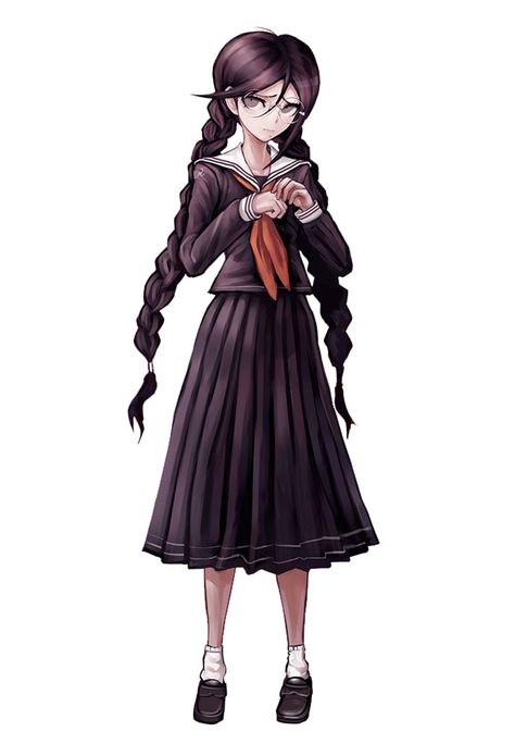 Danganronpa Toko Fukawa, Danganronpa Toko, Toko Fukawa, Danganronpa Trigger Happy Havoc, Trigger Happy Havoc, Trigger Happy, Visual Novel, Danganronpa, Concept Art