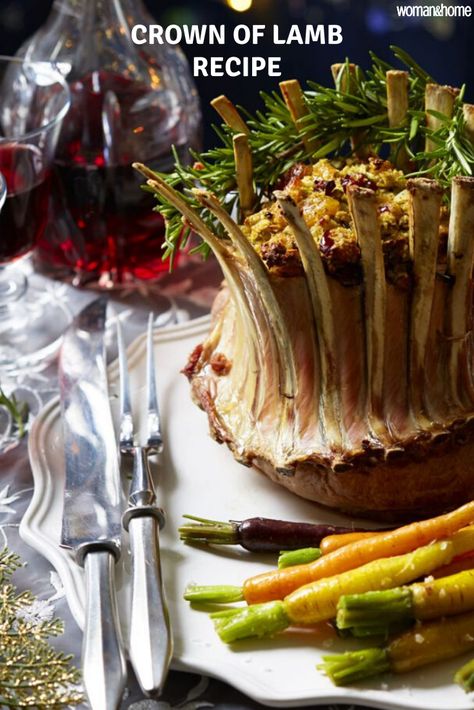 Crown Of Lamb, Making A Crown, Christmas Roast Recipes, Christmas Meat, Lamb Roast Recipe, Crown Roast, Christmas Main Dishes, Welsh Recipes, Thanksgiving Brunch