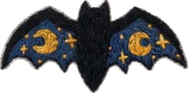 Bat Embroidery, Pumpkins For Sale, Arts And Crafts Ideas, Halloween Arts, Primitive Design, Needlework Shops, Med Tech, Halloween Arts And Crafts, Patch Embroidery