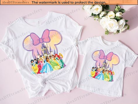 Disney Mother And Daughter, Mother And Daughter Shirts, Disney Besties, Disney Girls Trip, Mama And Mini Shirt, Daughter Shirts, Mama And Mini, Disney Trip Shirts, Trip Shirts