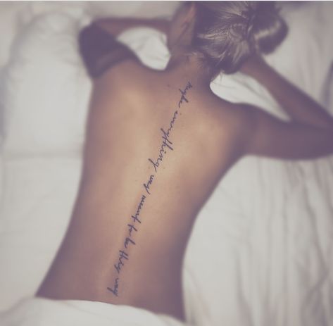 Spine tattoo Spinal Cord Tattoo Design, Spinal Cord Tattoos For Women, Spinal Cord Tattoo, Cord Tattoo, Hippie Tattoos, Spine Tattoo Quotes, Hippie Tattoo, Free Tattoo Designs, Tattoo Quotes For Women