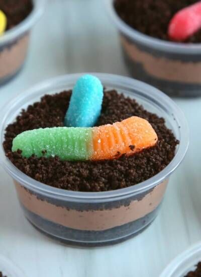 Dessert Cups - Cake Me Home Tonight 2oz Dessert Cups, Halloween Cheesecake Cups, Mini Mousse Cups, Quick Easy Bake Sale Items, Desert Cup Recipes Desserts, Worms And Dirt Dessert, Dirt Dessert Cups, Mini Fall Desserts, Easy Bake Sale Treats